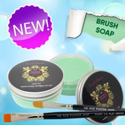 The Face Painting Shop Brush Soap Green