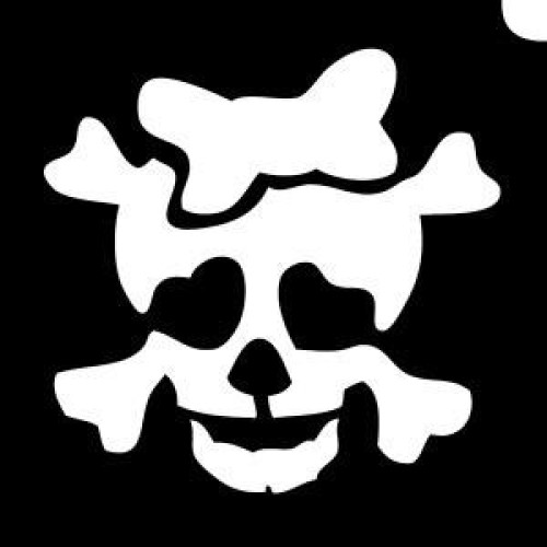 Glitter tattoo 106 Cutie Skull Pack Of 5 (106 Cutie Skull Pack Of 5)