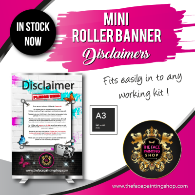 Mini Disclaimer Roller Banner
