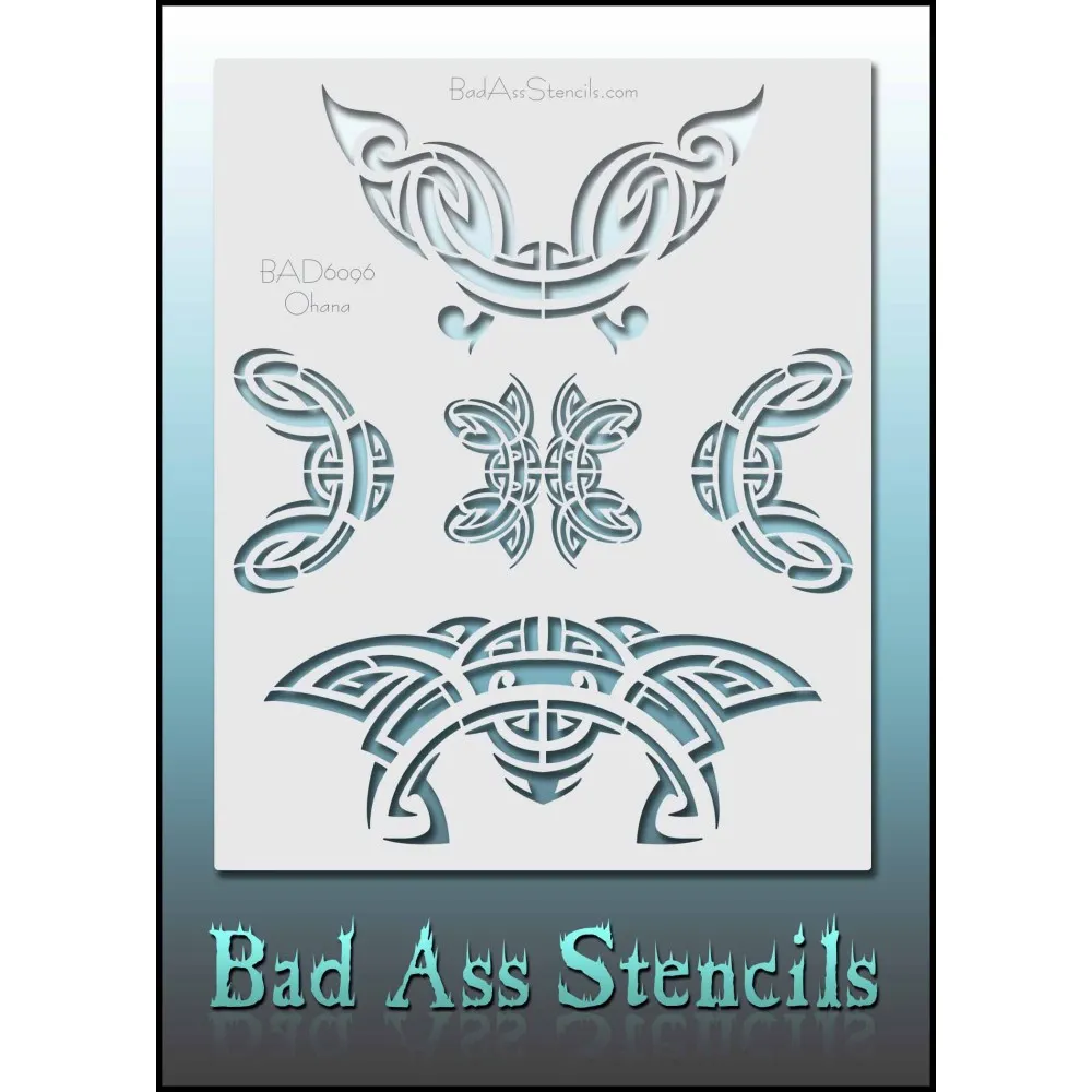Bad Ass Vector Pattern Full Size Bad Ass Stencil 6096