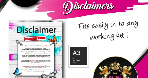 Mini Disclaimer Roller Banner