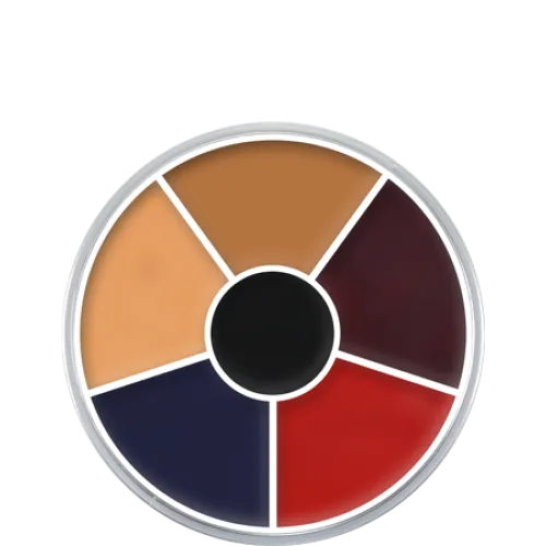 Kryolan - Burns & Injury 6 Color Wheel