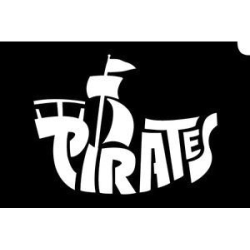 Glitter tattoo 105 Pirate Ship Pack Of 5 (105 Pirate Ship Pack Of 5)