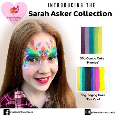 Face Paints Australia Rainbow Cake Pimelea 50g