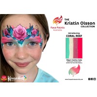 Face Paints Australia Combo 50g Kristin Olsson - Coral Reef (CORAL REEF)