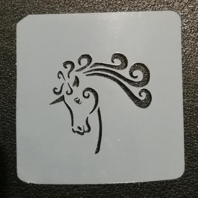 Unicorn Stencils - Curly Corn