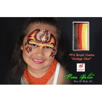 Face Paints Australia One Stroke Orange Chat