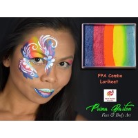 Face Paints Australia Rainbow Cake Lorikeet (LORIKEET)