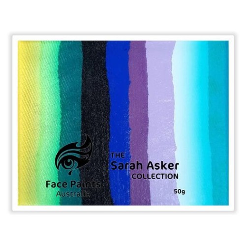 Face Paints Australia Rainbow Cake - edging - Lightning Ridge 50G (RAINBOW CAKE LIGHTNING RIDGE)
