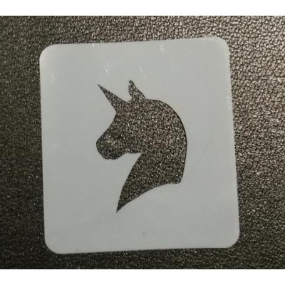 Unicorn Stencils - Unicorn Head