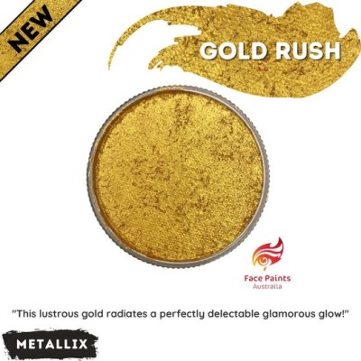 Face Paints Australia 30g Metallix Gold Rush