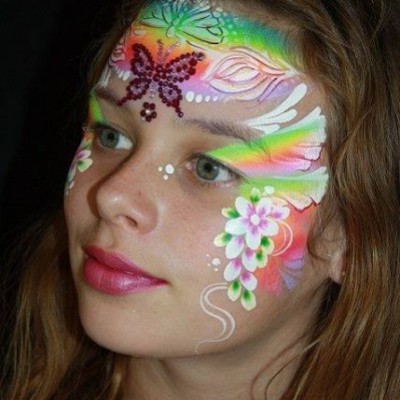 Face Paints Australia Rainbow Cake Serendipity