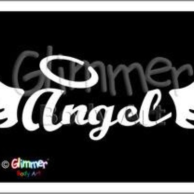 Glitter tattoo GR88 Angel Pack Of 5  Glitter tattoo GR88 Angel Pack Of 5