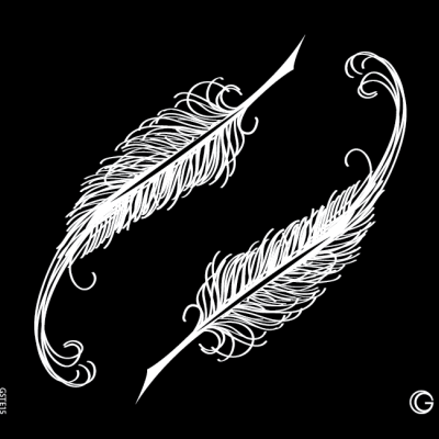 Glimmer Quills Go Couture Stencil Glimmer Quills Go Couture Stencil
