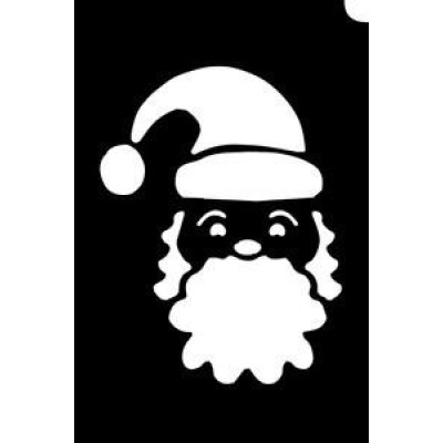 Glitter tattoo 087 Santa Face Pack Of 5 