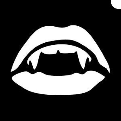 Glitter tattoo SP06 Vampire Kiss Pack Of 5  Glitter tattoo SP06 Vampire Kiss Pack Of 5