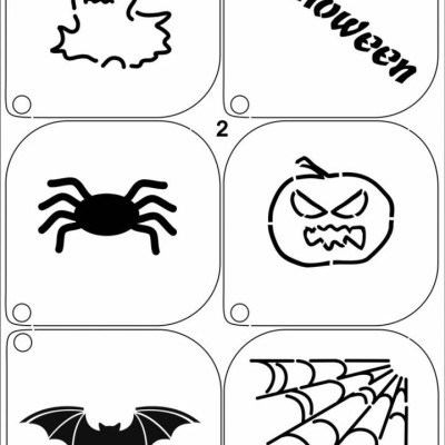 Grimas  Stencils Halloween 2