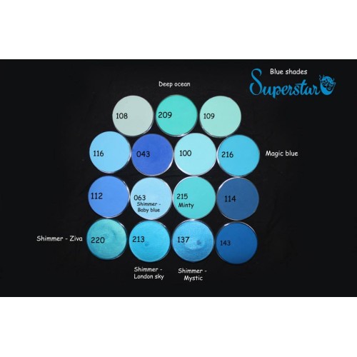 Superstar Face Paint 16g 215 Minty Blue (16g 215 Minty Blue)