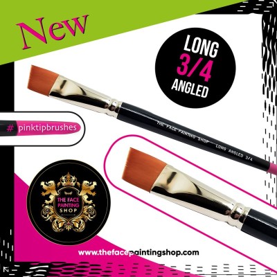 The Face Painting Shop 3/4 Long Angled Brush The Face Painting Shop 3/4 Long Angled Brush