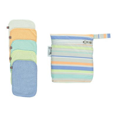 Pop-in Reusable Bamboo Wipes - Pastels