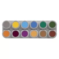 Grimas Water Make Up 12 Palette  - B (Grimas Water Make Up 12 Palette  - B)