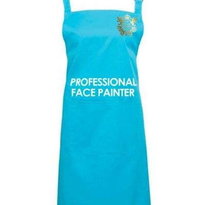 Professional Face Painter Apron - Surf Blue