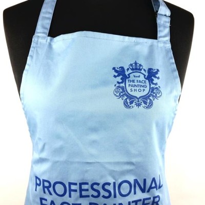 Professional Face Painter Apron - Baby Blue 