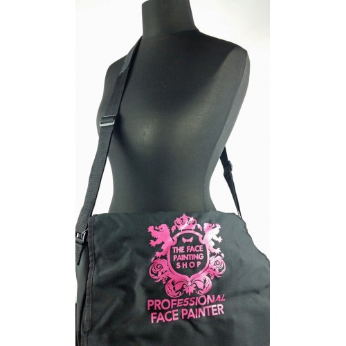 The Face Painting Shop Professional Kit Bag - Black (Black - with pink text)
