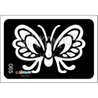Glitter tattoo 065 Butterfly Wings Pack of 5 (065 Butterfly Wings Pack of 5)