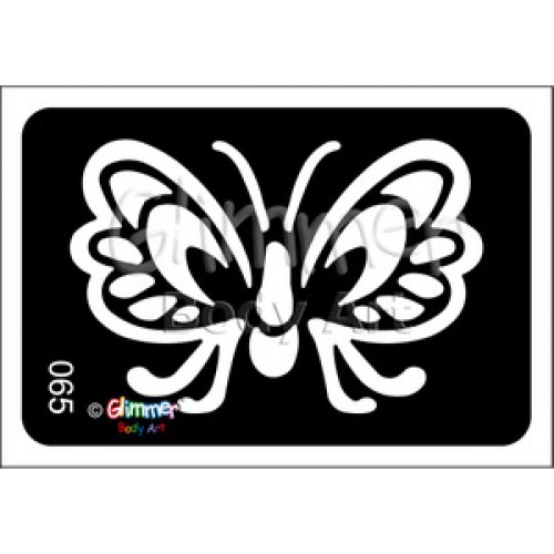 Glitter tattoo 065 Butterfly Wings Pack of 5 (065 Butterfly Wings Pack of 5)