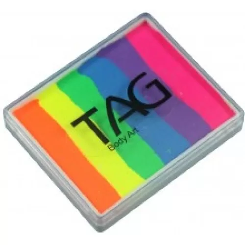 Tag Body Art 50g Split Cake Neon Rainbow (Neon Rainbow)