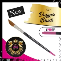 The Face Painting Shop 1-2 Inch Dagger Brush (1/2 DAGGER BRUSH)