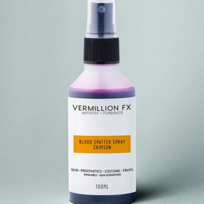 Vermillion FX | Blood Spatter Spray | Bright Crimson Red Shade Vermillion FX | Blood Spatter Spray | Bright Crimson Red Shade
