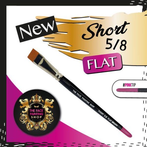 The Face Painting Shop 5/8 Short Flat Brush (5/8 Short Flat)