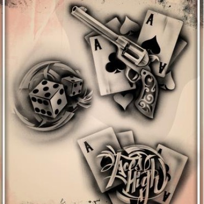 Airbrush Tattoo Pro Stencil Guns And Gamblin