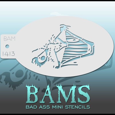 Bad Ass Stencil 1413