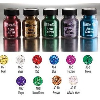 Ben Nye Aqua Glitter Red