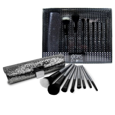 Smokey Quartz Gems™  9pc Brush Kit 