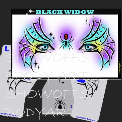 Show Off Stencil Black Widow Show Off Stencil Black Widow