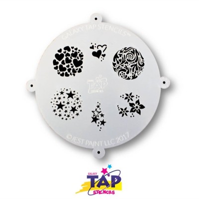 Tap Galaxy Stencil Fanciful