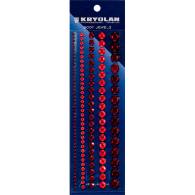 Kryolan Body Jewels Red Kryolan Body Jewels Red