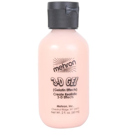 Mehron 3-D Gelatin Effects 2floz Flesh (FLESH 3-D GEL 2FL OZ)
