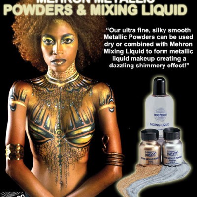 Mehron Metallic Powder Combo Pack Gold