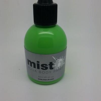 Mistair Aqua Body Paint Chartreuse Green