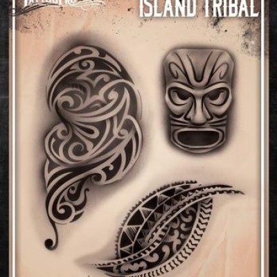 Airbrush Tattoo Pro Island Tribal 