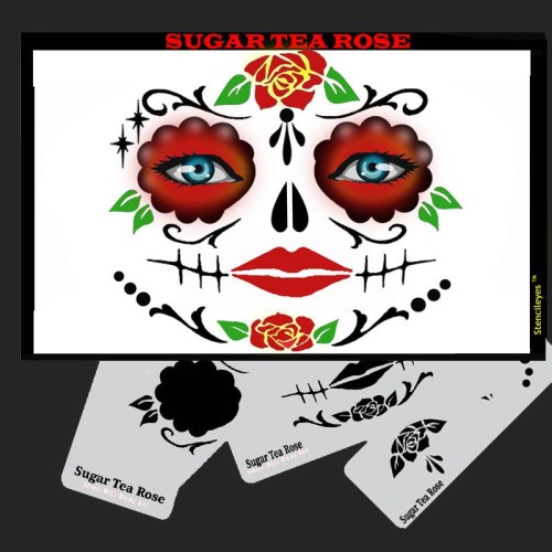 Show Off Stencil Sugar Tea Rose (Sugar Tea Rose)