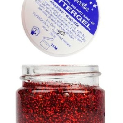 Superstar Glitter Gel Red