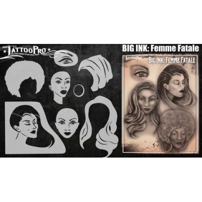 Airbrush  Tattoo Pro BIG Femme Fatale Airbrush  Tattoo Pro BIG Femme Fatale