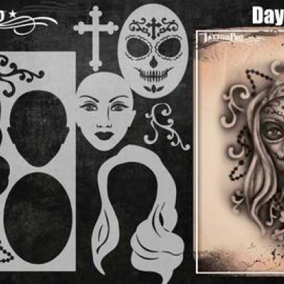 Airbrush Tattoo Pro Day of the Dead