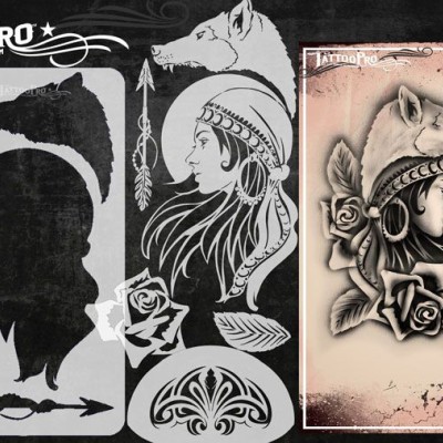 Airbrush Tattoo Pro Gypsy Girl Airbrush Tattoo Pro Gypsy Girl